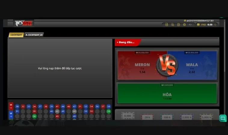 Chinh Phục Sàn Đấu Đá Gà WS168 V999 Bí Kíp Bất Bại Cho Kê Thủ 2 Giao diện cược Đá Gà WS168 V999